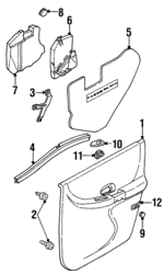 10428633 - Body: Door Trim Panel for Pontiac: Grand Prix Image