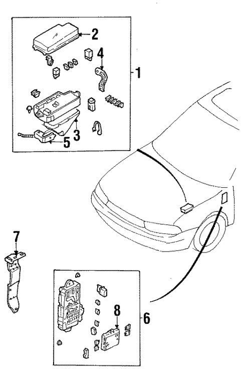 Electrical Components for 1998 Subaru Legacy #0