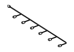 253540440364 - Entertainment &amp; Telematics: Parking Aid System Wiring Harness for Mercedes-Benz Image