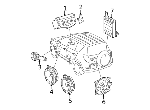 Sound System for 2009 Toyota RAV4 #0