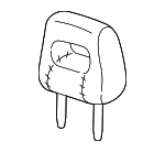 81145S9VA02ZB - : 2006-2008 Honda Pilot - Head Rest *NH361L* for Honda: Pilot Image