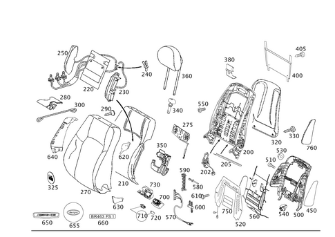 Left Seat for 2012 Mercedes-Benz G550 #0