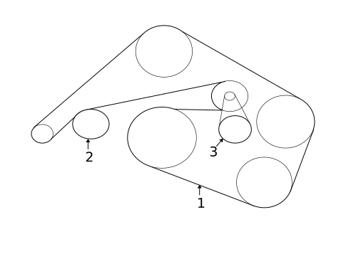 Belts & Pulleys for 2005 Jaguar S-Type #0