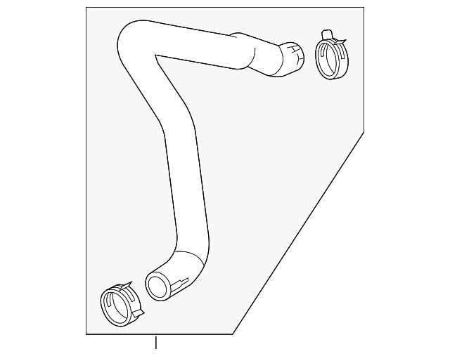 2012-2017 Buick Verano Radiator Outlet Hose 22875774 | TascaParts.com