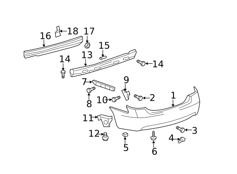 Brotherauto Front Bumper Fender Brackets For Toyota RAV4 2019-2021 (Driver & Passenger Side)