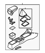 K2N564410B96 - : Console Assembly for Kia Image