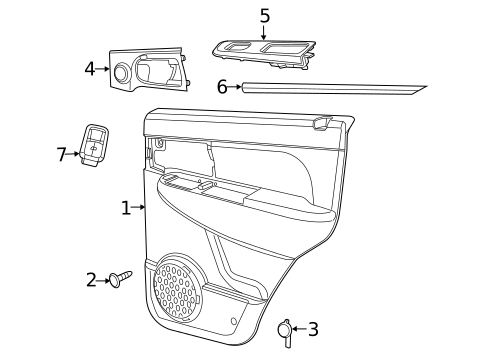 Rear Door for 2010 Jeep Liberty #2