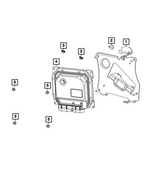 68566944AH - : Ev Control Unit Module for Dodge: Charger Daytona | Jeep: Cherokee, Wagoneer S Image