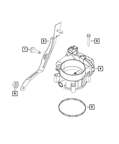 Throttle Body for 2019 Ram 3500 #0