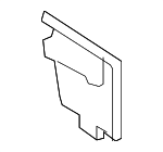 41007423994 - Body: Body A-Pillar Baffle Plate for BMW Image