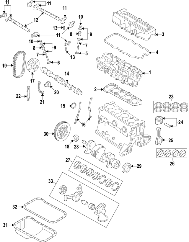 E30123099 - Unclassified: Oil Pan Gasket for Mazda: GLC Image