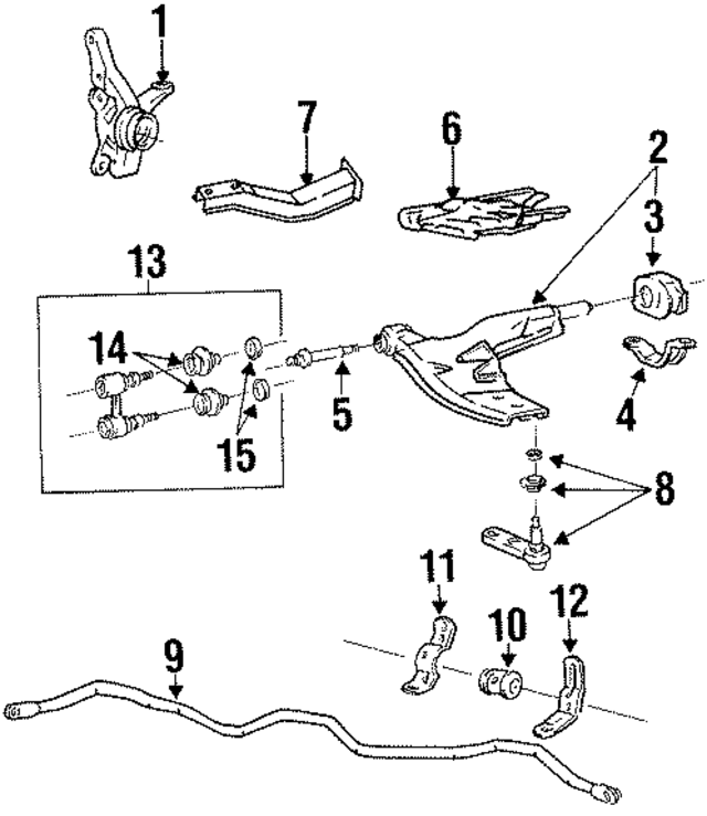 5481828000 - : Stabilizer Bar Upper Bracket for Hyundai Image