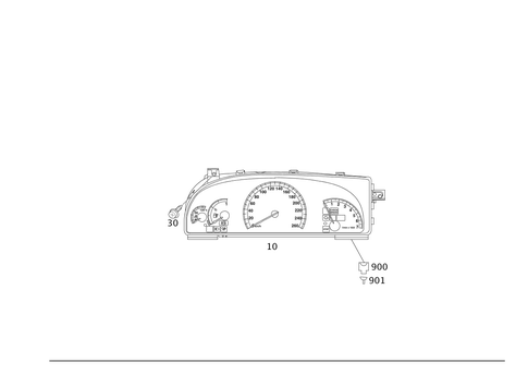 Instrument Cluster for 1997 Mercedes-Benz S500 #0