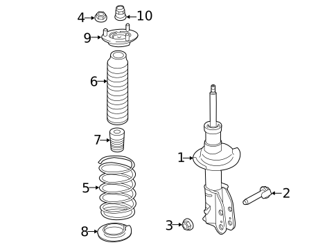 Shocks & Struts for 2012 Lincoln MKX #0