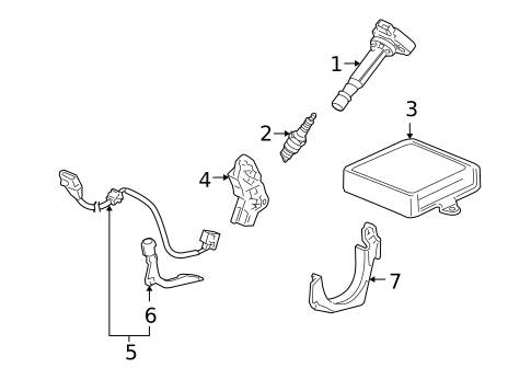 Ignition System for 2005 Acura RL #0