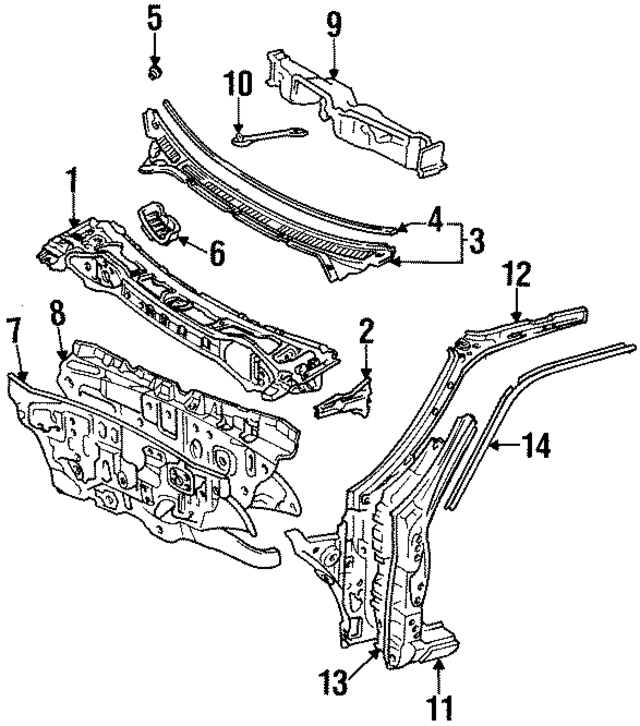 5570816070 - : Grille for Toyota Image