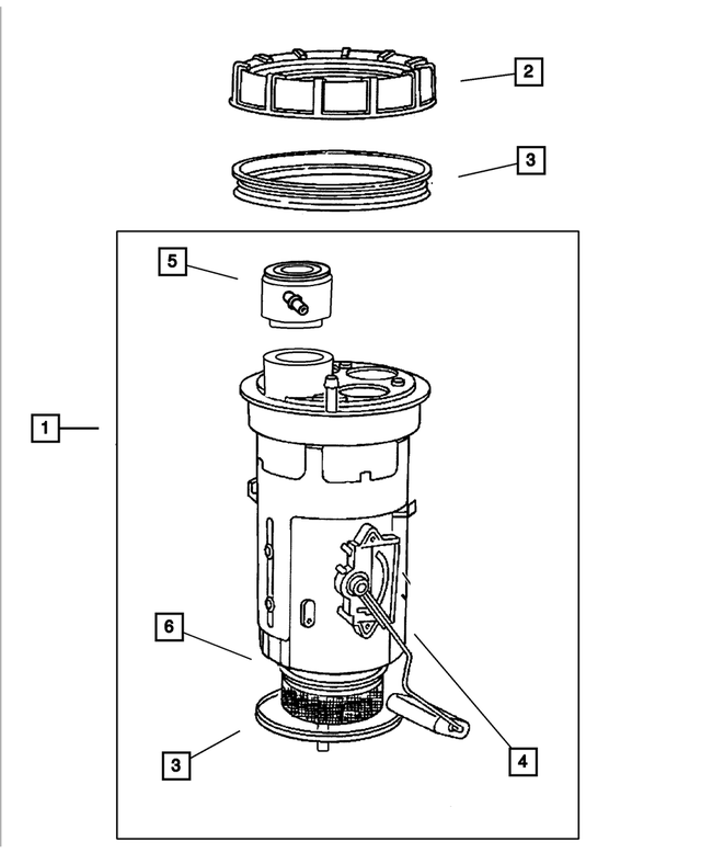 RL012952AE - Fuel: Fuel Tank Module Package for Mopar Image