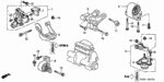 50821S5AA07 - Body/Air Conditioning: RUBBER, ENGINE SIDE MOUNTING (YAMASHITA) for Honda Image