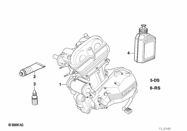 11117707599 - : Seal And Gasket Set, Engine for BMW-Motorrad Image