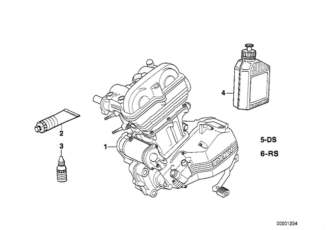 11117707599 - : Seal And Gasket Set, Engine for BMW-Motorrad Image