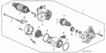 31202PR4003 - Engine: BOLT, THROUGH (DENSO) for Honda Image
