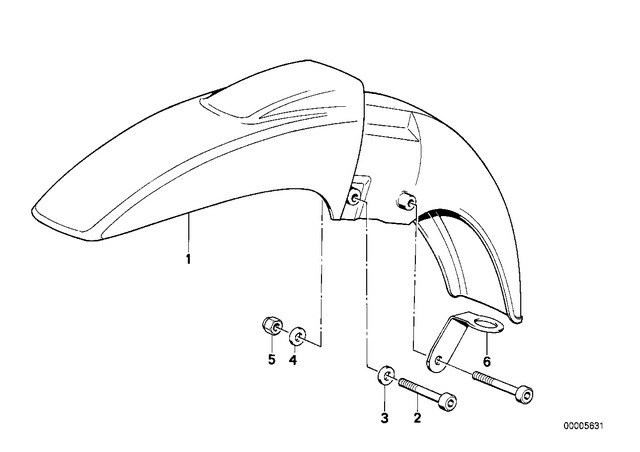46612322495 - Frame and Mounting Parts: Fillister-Head Screw - M6X45-8.8 zns for BMW-Motorrad Image