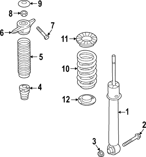 Shocks & Components for 2025 Kia Sorento #1