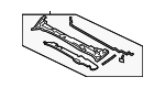66315EZ10B - Body: Extension Panel for Nissan Image