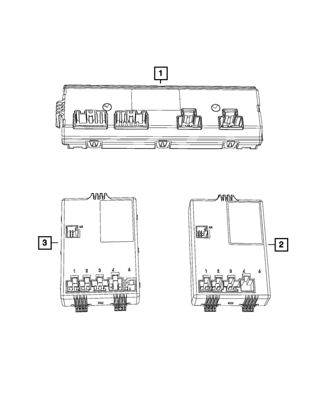 « 68530208AC – Electrical : Siège Chauffé Module pour Mopar Image »
