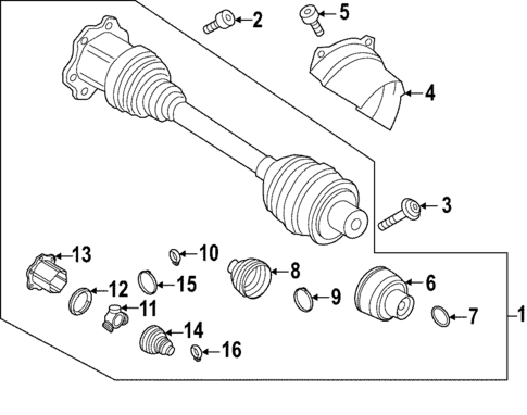 Front Axle for 2022 Porsche Cayenne #0