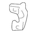 6118135010 - Body: Instrument Panel Side Bracket for Toyota Image