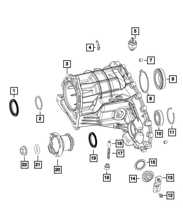« 68391464AA –  : Sélecteur De Rapport De Boîte De Transfert Levier pour Mopar Image »