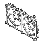 1355A449 - Belts &amp; Cooling: Fan Shroud for Mitsubishi: Eclipse Cross Image