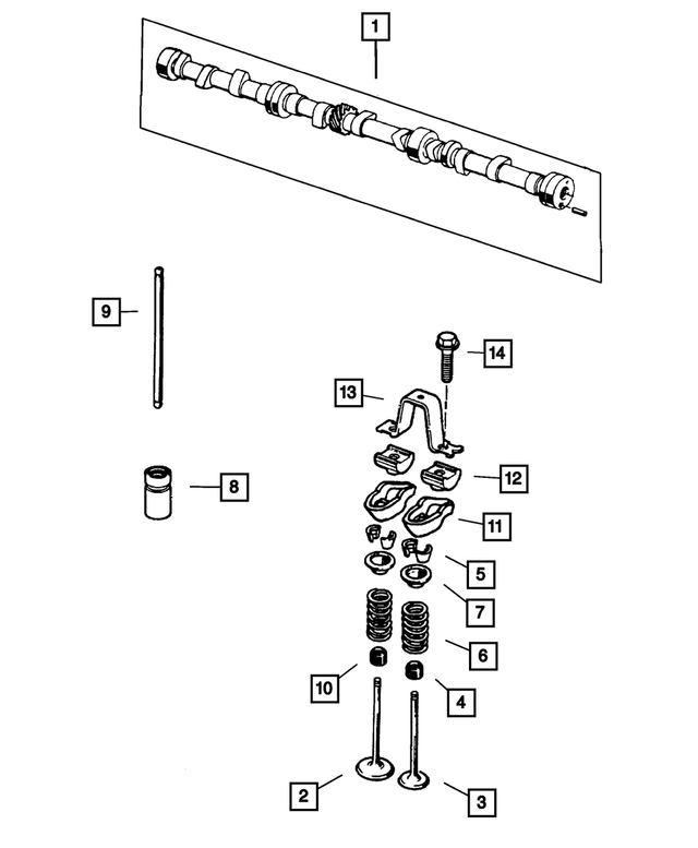 J3236513 - Engine 4.0L Six Cylinder: Rocker Arm Bridge for Mopar Image