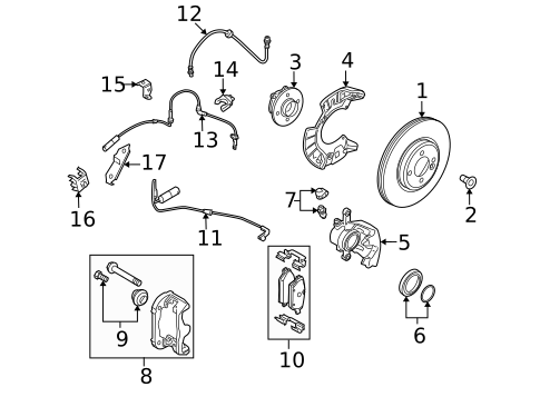 Brake Components for 2013 Mini Cooper #0