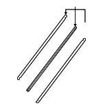 852140E010 - Body: Blade Refill for Scion: xB | Toyota: C-HR, RAV4, Sequoia, Venza Image