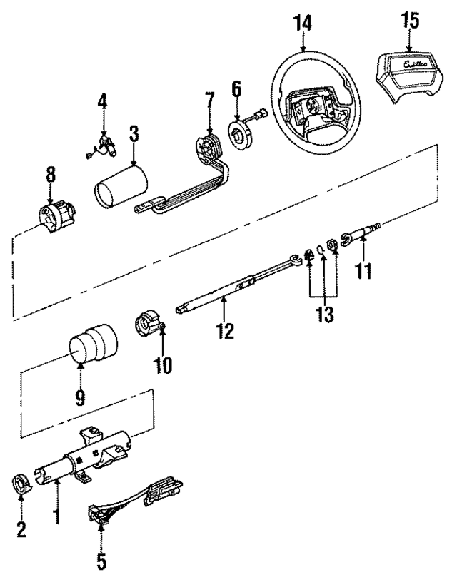 26009611 - : Part# 26009611 Switch for Buick: Reatta, Riviera | Cadillac: Allante, Eldorado, Seville | Oldsmobile: Toronado Image