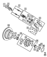 68725352AA - : Wheel Hub for Mopar Image