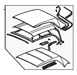 1EM871022BJNK - Body: Top Assembly for Volkswagen Image