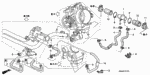 19508PNA000 - : Hose, Throttle Body In for Honda Image