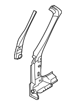992810184BYGRV - Body: Outer Hinge Pillar for Porsche: 911 Image
