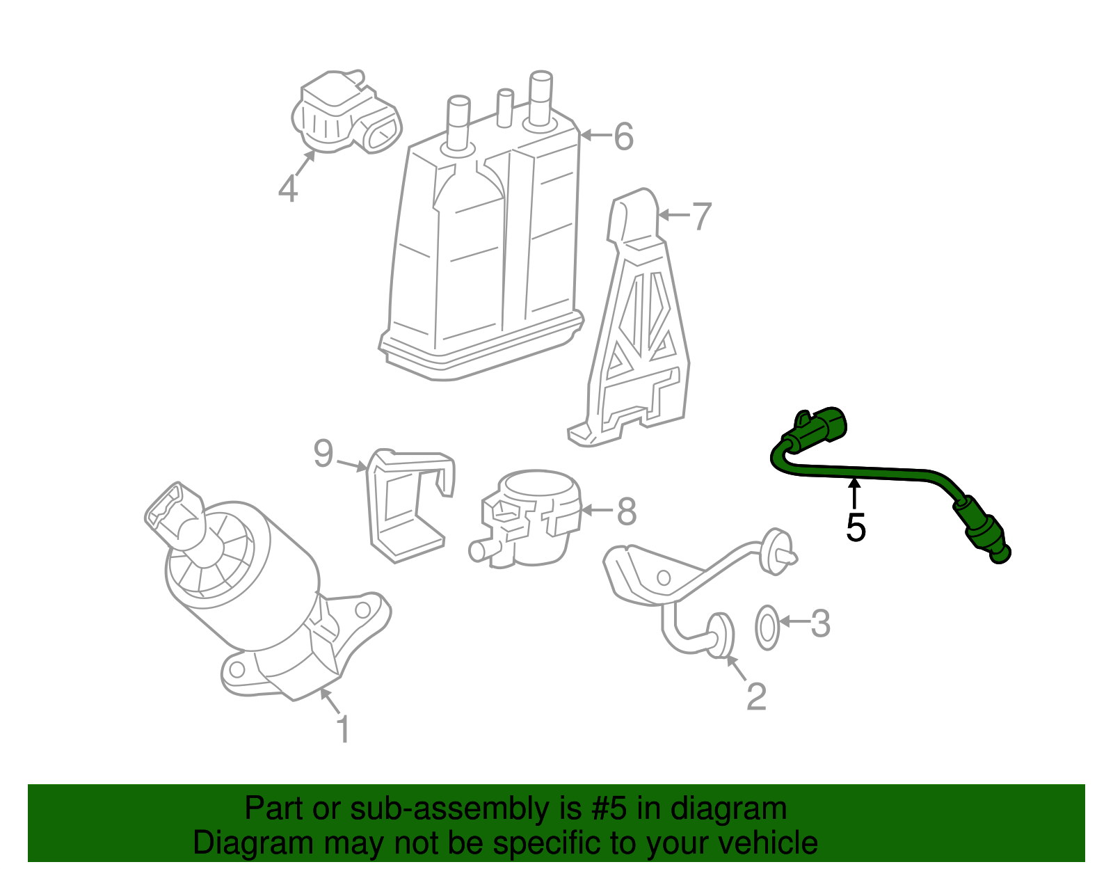 2014-2020 GM Heated Oxygen Sensor 12657188 | OEM Parts Online