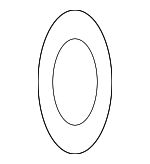 219229 - Emission System: ACDelcoâ„¢ Egr Pipe Gasket for Cadillac: Escalade | Chevrolet: Express 2500, Express 3500, Tahoe | GMC: Savana 2500, Savana 3500, Yukon Image