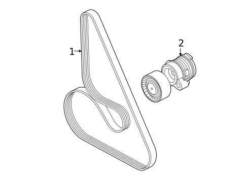 Belts & Pulleys for 2023 BMW M5 #0