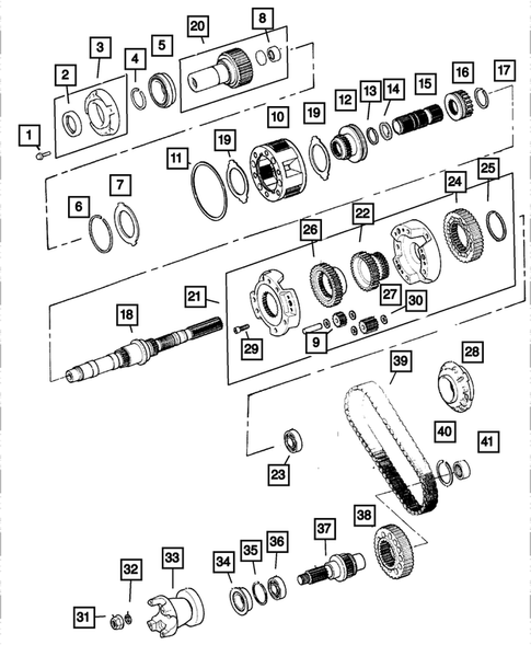 Gear Train for 2003 Dodge Dakota #0