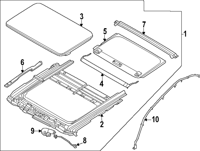 81660P6020YSY - : Sunshade for Hyundai Image