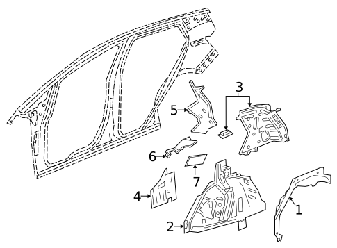 Inner Structure for 2020 Chevrolet Bolt EV #0