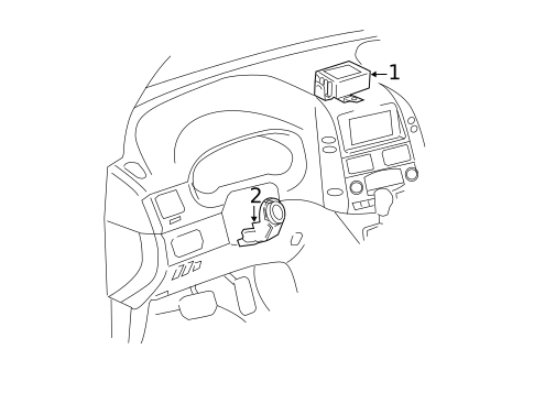 Alarm System for 2005 Toyota Sienna #0