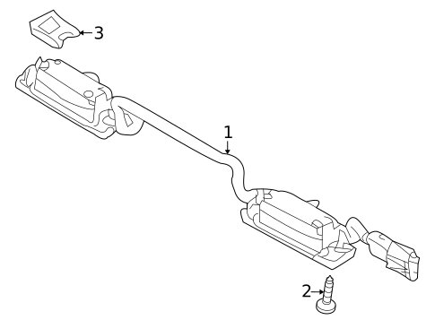 License Lamps for 2009 Kia Borrego #0