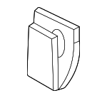 W721298S300 - Body: Blank Cover Retainer for Ford: F-150, F-250 Super Duty, F-350 Super Duty, F-450 Super Duty Image